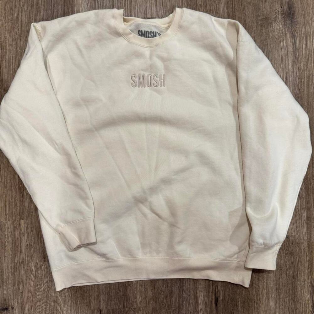 Smosh cream crewneck sweatshirt XXL